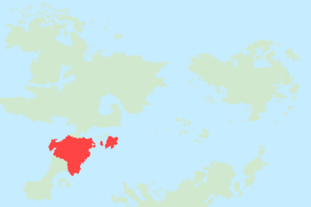 Location of Dargentia on Donjon